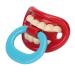 Baby Smile Teeth Schnuller with a cute smile tooth look developed for oral development silicone and polypropylene material for living room bedroom and