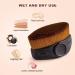 Portable Hexagon Foundation Makeup Brush with Storage Case - Blending Liquids and Powders for Flawless Cosmetics Application - Buy Online on GoSupps.com