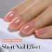 Double Rhythm Translucent Gel Polish - Sheer Neutral 15ML Nail Art (Pink Clear-A1323) | DIY at Home - Buy Online on GoSupps.com