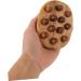 Hapinary Wooden Massage Brush & Comb Set - Handheld Scalp Massager Tool for Relaxation & Hair Care - Buy Online on GoSupps.com
