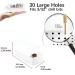 Nail Drill Bits Holder with 30 Holes, Steel Wire & Nylon Brushes Organizer for Manicure Tools - Buy Online on GoSupps.com