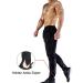 BROKIG Men's Zip Joggers Pants - Comfortable Slim Fit Tapered Sweatpants - Black - Buy Online on GoSupps.com