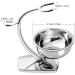 GRUTTI Premium Shaving Brush Set - Luxury Razor & Brush Stand, Soap Bowl, Badger Hair Shaving Brush Gift Set for Men - Crescent Moon Black - Buy Online on GoSupps.com