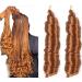 Just Another One French Curly Braiding Hair for Box Braids 22 Inch Loose Wave Synthetic Braiding Spiral Curl Braids Crochet Hair Ombre Silk For Braiding Womens Girls & Unisex Auburn. - Buy Online on GoSupps.com