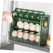 Healvian Egg Storage Box Eggs Egg Holder for Fridge Egg Organizer Egg Preservation Tray Crisper Side Door Green 26X20X10CM - Buy Online on GoSupps.com