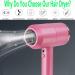 SUYOOULIN Ionic Hair Dryer with Diffuser Powerful AC110V 2000W Professional Blow Dryer with 2 Nozzles 2 Speed 3 Heating Cold Settings for Home Salon Travel Woman(White) - Buy Online on GoSupps.com
