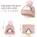 Rayson Kids Winter Hat and Scarf Set - Pink, Fleece Lined Beanie and Loop Scarf for Toddlers, Outdoor Sport - Buy Online on GoSupps.com