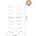 Lower Eyelashes 10 Sheet Disposable Sweatproof Eyelash Stickers Simulation Cute Natural Bottom Lashes for Woman Girls Style 2 - Buy Online on GoSupps.com