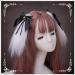 caralin Furry Long Bunny Ears Hair Clips Lolita Kawaii Rabbit Bowknot Cosplay Hairpins Women Barrette Pink - Buy Online on GoSupps.com