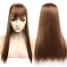Shop Tess Clip-In Hair Extensions - Real Pony Hair Topper 17 (43cm) 120g Light Brown for Hair Loss & Gray Coverage - Buy Online on GoSupps.com