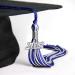 Endea Graduation Mixed Double Color Tassel with Silver Date Drop - Royal Blue/White 2023 - Buy Online on GoSupps.com