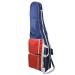 ThreeWOT Fencing Bag for Equipment,Fencing Storage Bag for Mask Sword and Fencing Suit,Portable Fencing Sack with Handle and Shoulder Strap Navy Blue