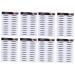 FRCOLOR 8 Pcs Eyebrow Stickers Waterproof Makeup Fake Eyebrow 6d Hair-like Eyebrows Stickers Modify Applique