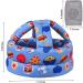 Baby Head Protector & Knee Pads Set for Crawling & Walking Safety | Age 6-36 Months | Blue Football Design | 4-Piece Set - Buy Online on GoSupps.com