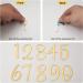 SAVITA 10pcs Acrylic Number Cake Topper with 0-9 Numbers Gold Number Cake Toppers Birthday Cake Toppers Numbers for Party Anniversary Celebration Birthday Wedding Cake Decorations (D20066) - Buy Online on GoSupps.com