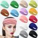 MyWaWa 14 Pack Women's Headbands Stretchy Headbands Headband Sports Workout Running Hair band sweatbands Head bands For Women's hair Accessories Multi color Headbands