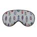 Beetle Insect Bug Sleep Mask Eye Cover for Sleeping Blindfold with Adjustable Strap Blocks Light Night Travel Nap for Men Women