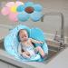 URMAGIC Baby Bathtub Pad - Foldable Blooming Flower Petal Shape Bath Cushion for Newborns, Blue - Buy Online on GoSupps.com