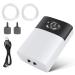 Iwilcs aquarium air pump portable aquarium air pump USB oxygen pump quiet membrane pump oxygen air pump suitable for aquarium accessories 2 * 3l / min flow 2 air flow