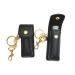 Black Keychain Holder Set - 2 Lipstick & Lip Balm Holders with Keychain | Stylish & Functional Organizer - Buy Online on GoSupps.com