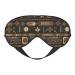 Bohemian Style Unisex Elastic Adjustable Buckle Design Blackout Sleep Eye Mask for Home Travel Yoga Office Nap
