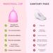 Buy Merula Menstrual Cup - Reusable Medical Silicone Period Cup with Storage Box | Leakproof & Waterproof - Small & Medium Size Available - Buy Online on GoSupps.com