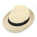 WESTEND Unisex Summer Wide Brim Fedora - Hats for Men & Women + Panama Hats & Straw Hats Beige Wide Brim Large-X-Large