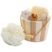 DOITOOL 1 Set Bath Accessories Bath Tool Kit Skin Care Kits Skin Care Tools Clipper Guards Hairbrushes for Woman Body Exfoliating Tool Scrubber Body Cleaning Kit Foot Wood Brush