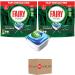 Fairy Original All in One Dishwasher Pouches Food Grease Water Stains Remover Cleaner Detergent Shiny Glasses Washing Up Liquid 14pk Pack of 2 with Welari Thank You Card | (2pack) (2x189g) - Buy Online on GoSupps.com