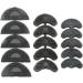 TOVOT 30PCS Heel Plates Black Rubber Heel Taps Replacement with Nails - 3 Sizes - Buy Online on GoSupps.com
