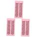 POPETPOP 30 Pairs False Eyelashes Eyelash Women Eyelashes Dramatic Eyelash Makeup Accessories False Eyelashes Fluffy Fake Eyelashes Girls False Eyelashes Extend Imitation Miss Dense