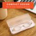 Flat Fold Air Reading Glasses for Men & Women - Patented Rolling Hinge Technology & Compact Case - Blue Oval 3.0x - Buy Online on GoSupps.com