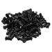 Homoyoyo Aiguilles pour Flacons de Colle Extension de Cils 100 Pi ces Petite Taille Plastique Noir pour Professionnels et Particuliers Usage Beaut Extension de Cils