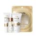 Snail mucin skin care set golden snail serum ginseng snail eye cream snail essence cream 3-in-1 improved damaged skin proves elasticity and minimizes pores (3 pieces)