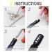 SILPECWEE 1200Pcs Gold Nail Art Studs Set with Tweezers and Picker Pencil - Manicure Decoration Kit with Feather, Shell, and Crystals - Buy Online on GoSupps.com