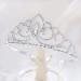 Didder Silver Crystal Tiara for Girls & Women - Rhinestone Princess Crown Headband for Bridal, Wedding, Birthday Party - Style B - Buy Online on GoSupps.com