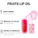  Beliky Girl Fruity lip oil in a plumping moisturizing glass jelly - Sexy makeup - Tinted lip care - Moisturizing - Transparent - Pretty lip gloss - Dead skin removal - Balm - Buy Online on GoSupps.com