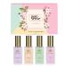 DJ Pure-Sense Into the Bloom Perfume (Vanilla + Mandarin + Jasmine + Rose) Long Lasting Women's Fragrance Gift Set (4x20ml) 80ml