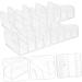 Ciieeo 8 Pcs Makeup Storage Rack Clear Purse Makeup Pallets Divided Palette Organizer Palettes Holder Blush 17.2X8.5X5.3CMx4pcs Transparentx4pcs - Buy Online on GoSupps.com