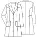Cherokee Professionals Women Scrubs Lab Coats 36 2319 Large White - Buy Online on GoSupps.com