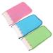 FRCOLOR 3pcs Shower Mitten Bath Brush Glove Rayon Mitt Earth Tones Blush Medium