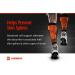 Compression Calf Sleeves for Running & Sports Recovery | Graduated Muscle Support - Large/XL - Black/Gray  - Buy Online on GoSupps.com