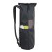 Explore Land Oxford Yoga Mat Storage Bag with Breathable Window and Large Pocket for Up to 1/2 1/4 Inches Extra-Thick Yoga Mat Black Fits 1/2" Yoga Mat