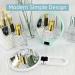 Dolovemk Travel Makeup Mirror with Stand - Double Sided 15x Magnification Hand Mirror in Green - Buy Online on GoSupps.com