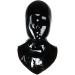 Unisex Black Latex Hood Rubber Mask - Open Nose Execution Mask | International Shipping - Buy Online on GoSupps.com