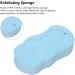 Exfoliating Sponge Ultra Soft Elastic Convex Texture 3D Bath Baby Sponge Brush for Baby for Spa Room - Buy Online on GoSupps.com