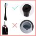 BTFO 2 Pcs Electric Toothbrush Heads for BTFO 1741-01 - Black - Buy Online on GoSupps.com