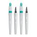 2024 Upgraded 3D Waterproof Microblading Eyebrow Pencil Contouring Pen Magic Eyebrow Pencil 4 Tipped Precise Brow Pen Waterproof Makeup Contouring Pen Fine Stroke Creates Natural Makeup Effect (1 Black) Black 1