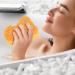 Minkissy 3pcs Bathing Sponges with Hanging Strap - Soft Shower Exfoliating Sponges for Adults & Kids - Yellow Sponge for Body Scrubbing - Bathroom Cleaning Tool - Buy Online on GoSupps.com