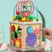 Kidmigo Motoric Cubes | 10-in-1 Wooden Montessori Toys for Kids 1-5 Years | Carrot Harvest Activity Cubes for Early Learning - Buy Online on GoSupps.com
